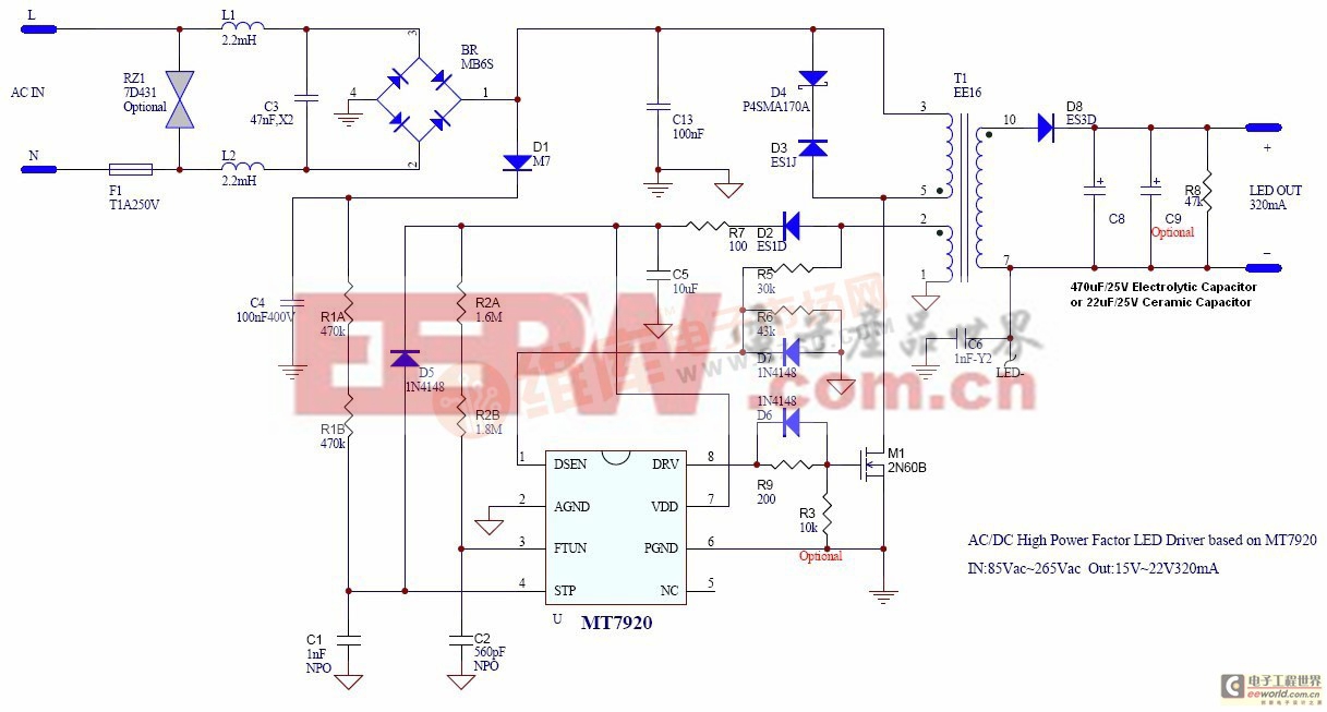 基于MT7920的斷絕LED驅動方案