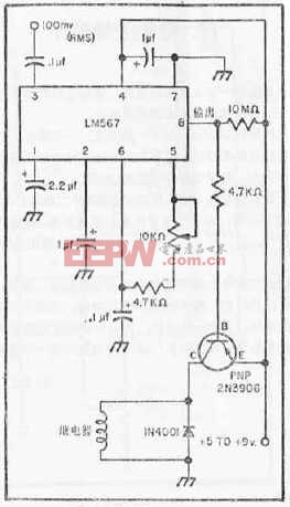 LM567通用音調譯碼器集成電路的應用