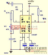 LM567通用音調譯碼器集成電路事情道理及應用