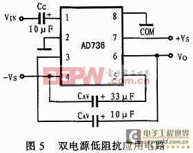 AC－DC轉換器AD736在RMS儀表電路中的設計 